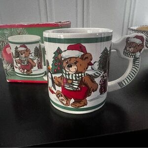 1989 The Love Mug Christmas Collectible Woolworth with box